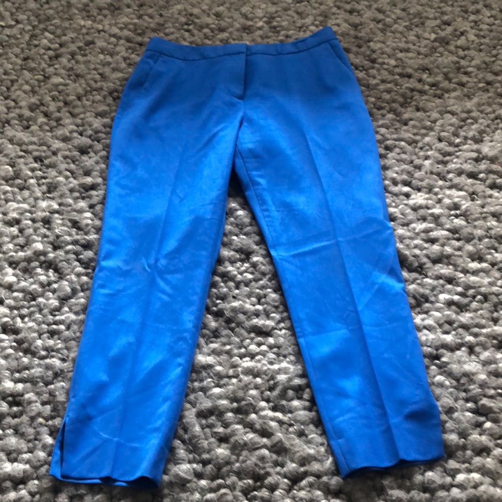 Beautiful blue women’s trousers from Topshop